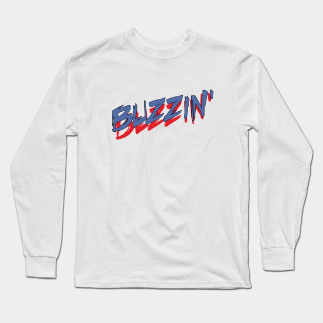 BUZZIN' Long Sleeve T-Shirt by Alan Hogan